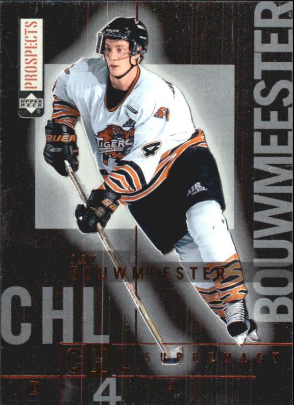 NHL 2000-01 UD CHL Prospects Supremacy - No CS9 - Jay Bouwmeester