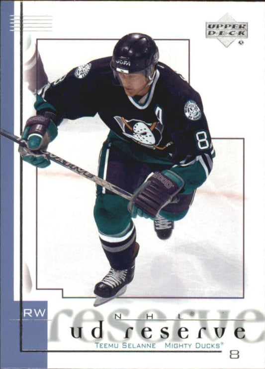 NHL 2000-01 UD Reserve - No 3 - Teemu Selanne