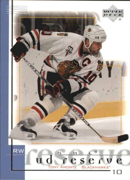 NHL 2000-01 UD Reserve - No 20 - Tony Amonte