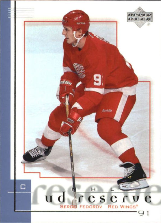 NHL 2000-01 UD Reserve - No 31 - Sergei Fedorov