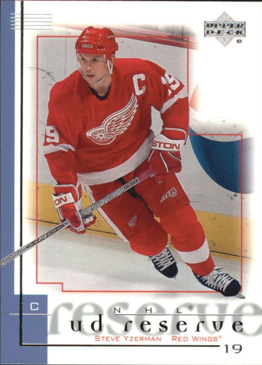 NHL 2000-01 UD Reserve - No. 32 - Steve Yzerman