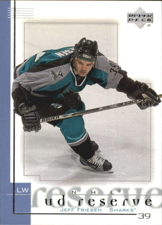 NHL 2000-01 UD Reserve - No 72 - Jeff Friesen