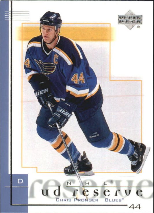 NHL 2000-01 UD Reserve - No 74 - Chris Pronger