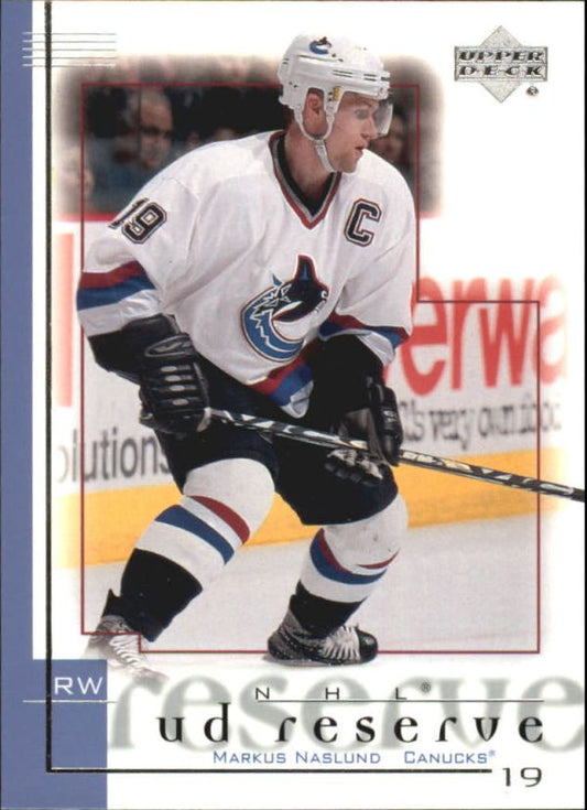 NHL 2000-01 UD Reserve - No 83 - Markus Naslund