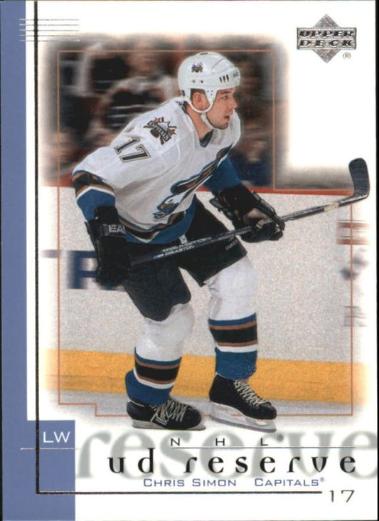 NHL 2000-01 UD Reserve - No 86 - Chris Simon