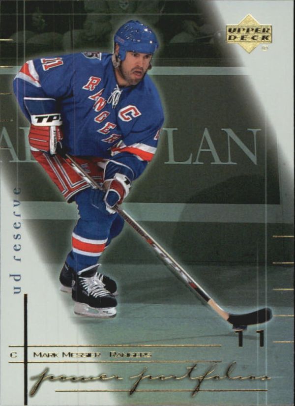 NHL 2000-01 UD Reserve Power Portfolios - No PP5 - Mark Messier