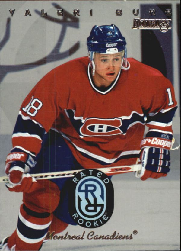 NHL 1996/97 Donruss Rated Rookies - No 3 of 10 - Valeri Bure