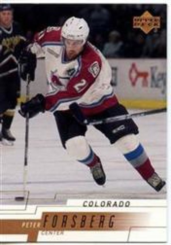 NHL 2000-01 Upper Deck - No 46 - Peter Forsberg