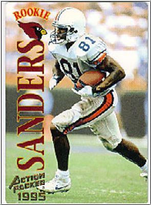 NFL 1995 Action Packed - No 117 - Frank Sanders