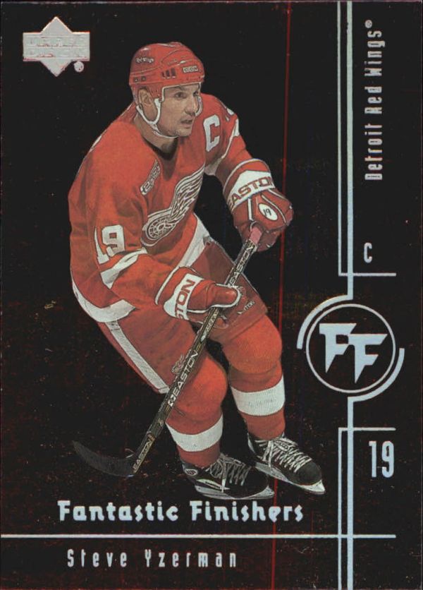 NHL 2000-01 Upper Deck Fantastic Finishers - No FF5 - Steve Yzerman