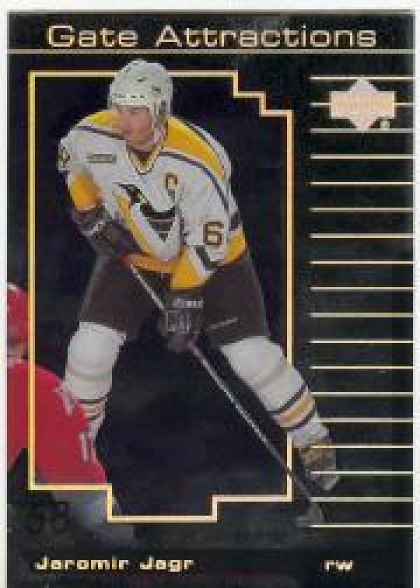 NHL 2000-01 Upper Deck Gate Attractions - No GA10 - Jaromir Jagr