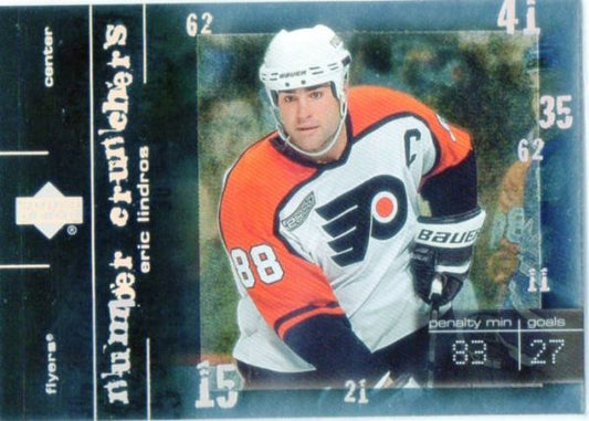 NHL 2000-01 Upper Deck Number Crunchers - No NC4 - Eric Lindros