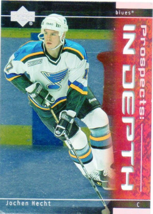 NHL 2000-01 Upper Deck Prospects in Depth - No P10 - Jochen Hecht