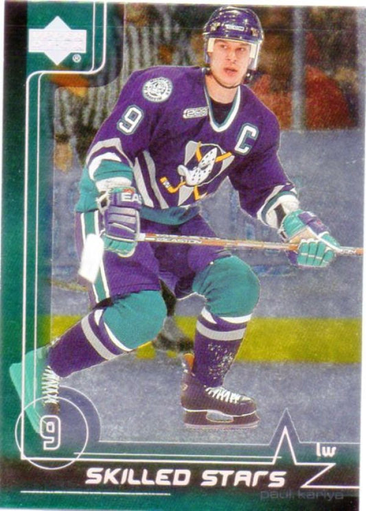 NHL 2000-01 Upper Deck Skilled Stars - No SS1 - Paul Kariya