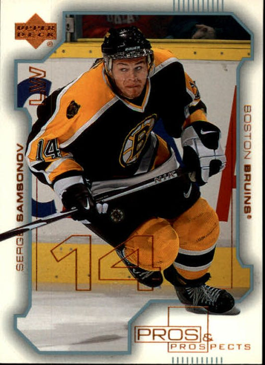 NHL 2000-01 Upper Deck Pros and Prospects - No 9 - Sergei Samsonov