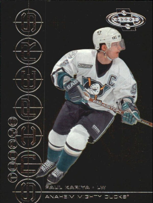 NHL 2000-01 UD Heroes Todays Snipers - No TS1 - Paul Kariya