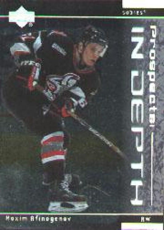 NHL 2000-01 Upper Deck Prospects in Depth - No P2 - Maxim Afinogenov