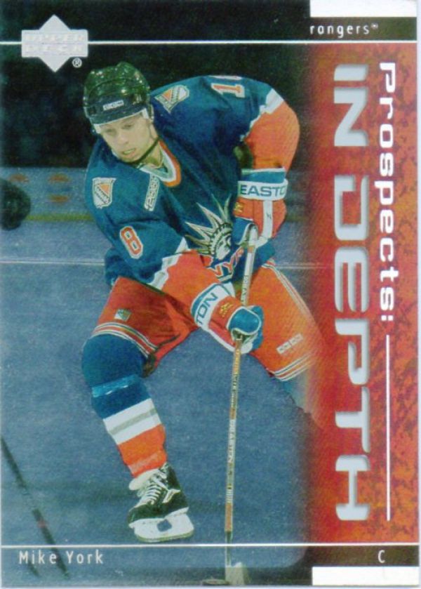 NHL 2000-01 Upper Deck Prospects in Depth - No P7 - Mike York