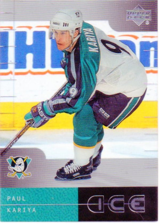 NHL 2000-01 Upper Deck Ice - No 1 - Paul Kariya