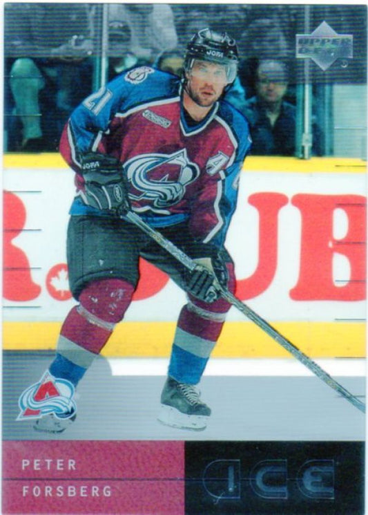 NHL 2000-01 Upper Deck Ice - No 13 - Peter Forsberg