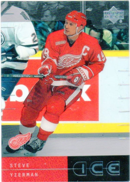 NHL 2000-01 Upper Deck Ice - No 18 - Steve Yzerman