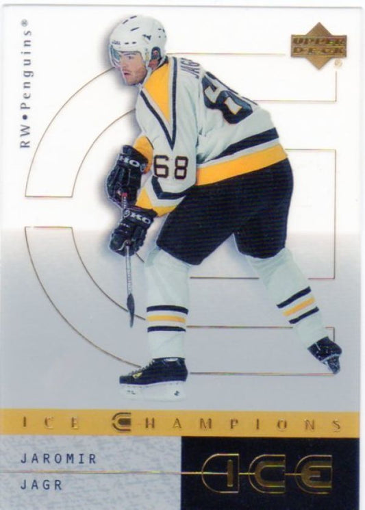 NHL 2000-01 Upper Deck Ice Champions - No IC6 - Jaromir Jagr