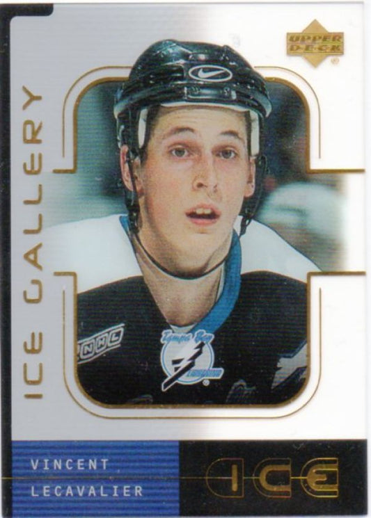 NHL 2000-01 Upper Deck Ice Gallery - No IG 8 - Vincent Lecavalier