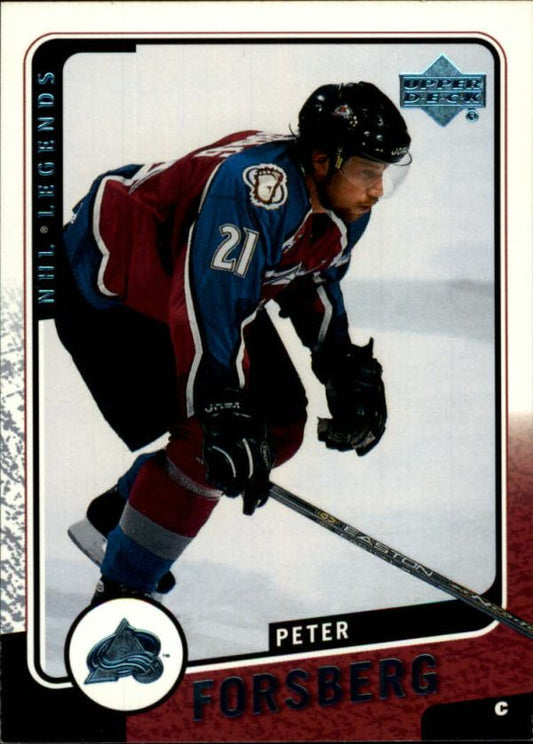 NHL 2000-01 Upper Deck Legends - No 34 - Peter Forsberg