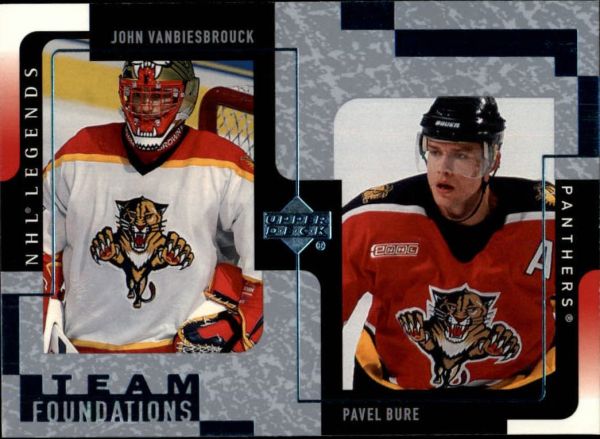 NHL 2000-01 Upper Deck Legends - No 57 - Bure/Vanbiesbrouck