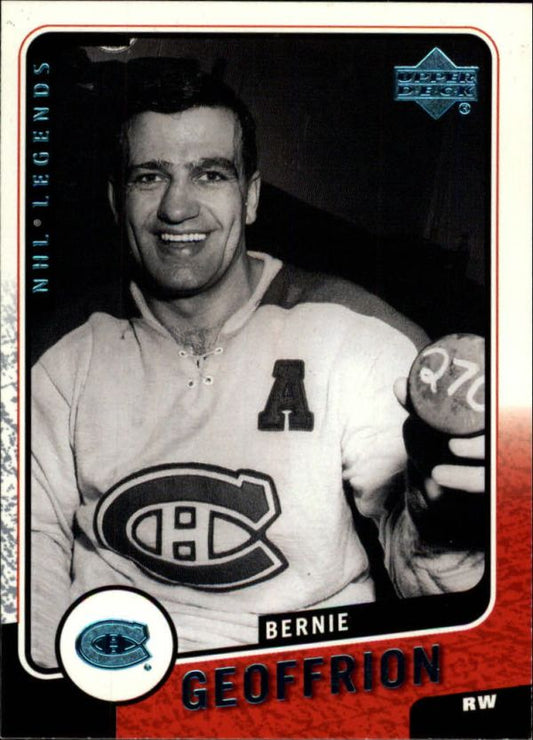 NHL 2000-01 Upper Deck Legends - No 71 - Bernie Geoffrion