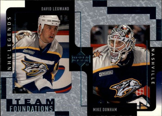 NHL 2000-01 Upper Deck Legends - No 75 - Dunham/Legwand