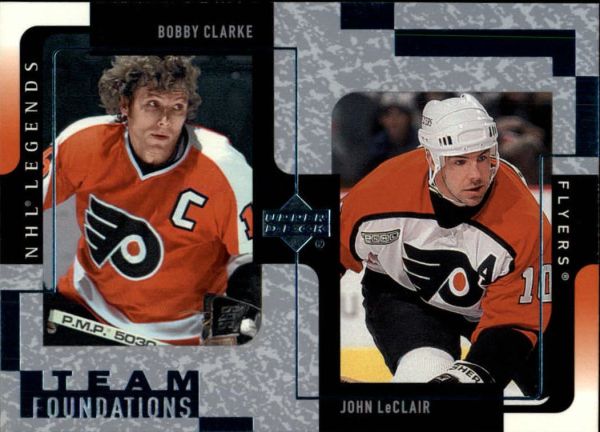 NHL 2000-01 Upper Deck Legends - No 101 - LeClair/Clarke