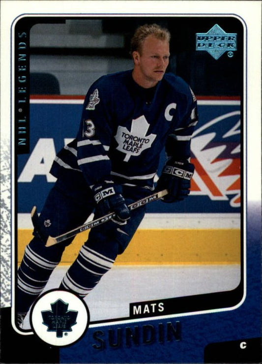 NHL 2000-01 Upper Deck Legends - No 125 - Mats Sundin