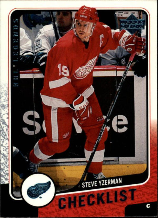 NHL 2000-01 Upper Deck Legends - No 135 - Steve Yzerman