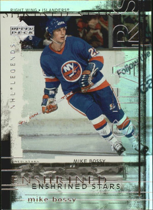 NHL 2000-01 Upper Deck Legends Enshrined Stars - No ES8 - Mike Bossy