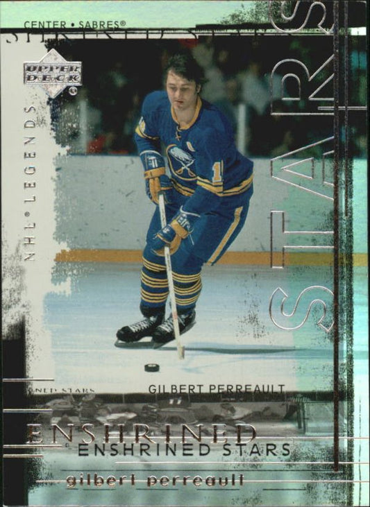 NHL 2000-01 Upper Deck Legends Enshrined Stars - No ES11 - Gilbert Perreault