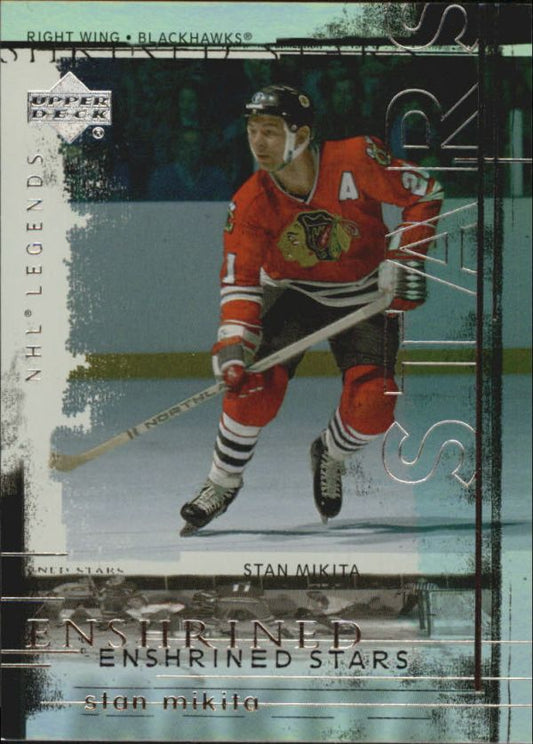 NHL 2000-01 Upper Deck Legends Enshrined Stars - No ES14 - Stan Mikita