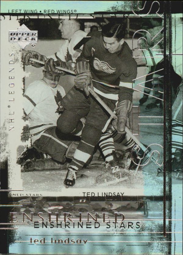 NHL 2000-01 Upper Deck Legends Enshrined Stars - No ES15 - Ted Lindsay