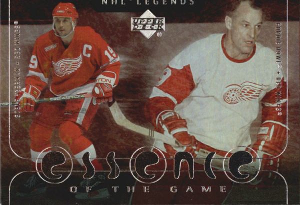 NHL 2000-01 Upper Deck Legends Essence of the Game - No EG8 - Yzerman/Howe