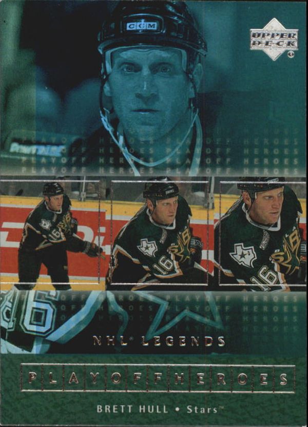 NHL 2000-01 Upper Deck Legends Playoff Heroes - No PH8 - Brett Hull