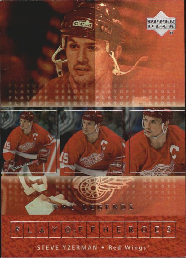 NHL 2000-01 Upper Deck Legends Playoff Heroes - No PH2 - Steve Yzerman