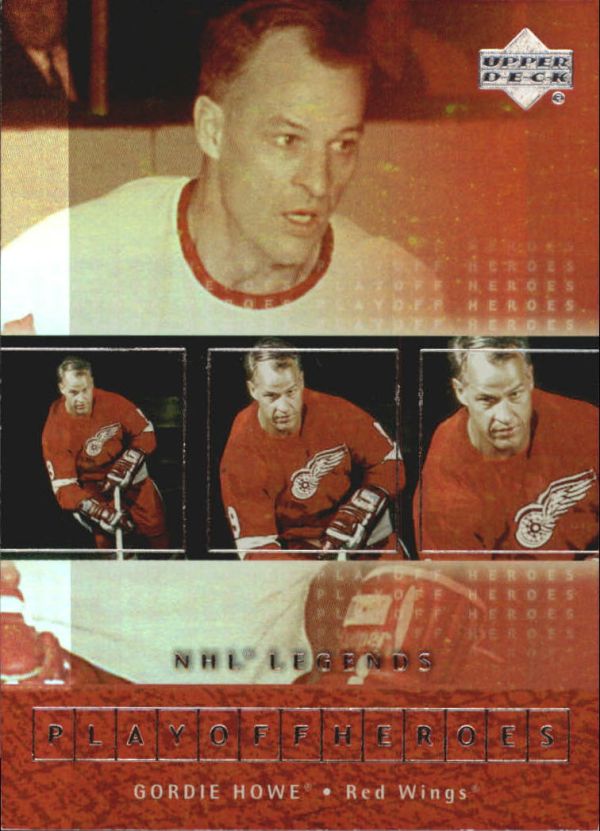 NHL 2000-01 Upper Deck Legends Playoff Heroes - No PH9 - Gordie Howe