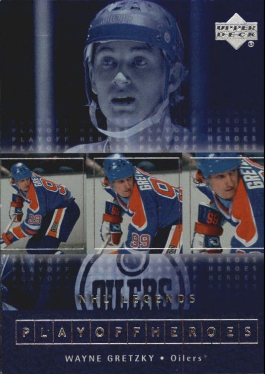 NHL 2000-01 Upper Deck Legends Playoff Heroes - No PH7 - Wayne Gretzky