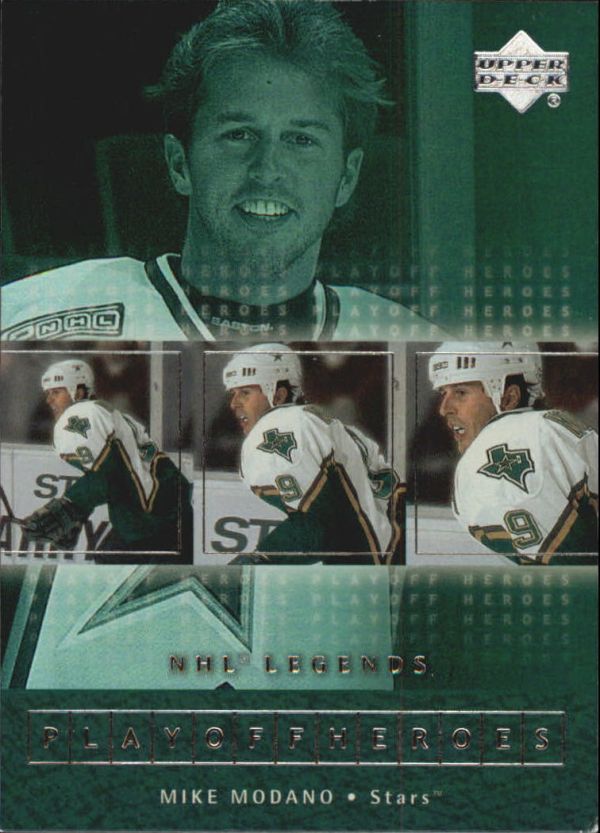 NHL 2000-01 Upper Deck Legends Playoff Heroes - No PH4 - Mike Modano