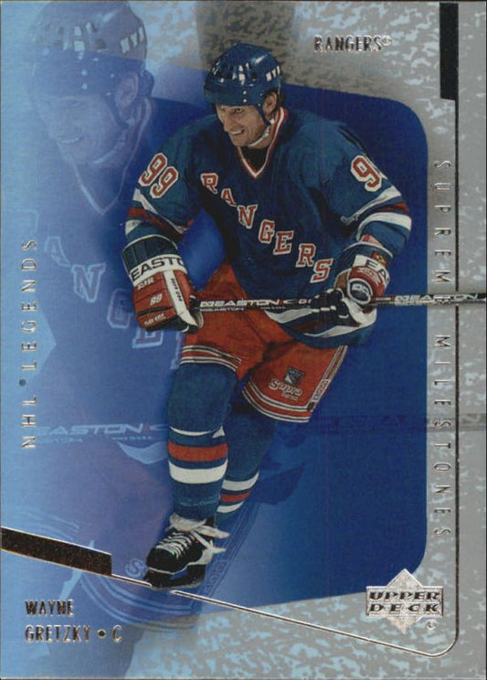 NHL 2000-01 Upper Deck Legends Supreme Milestones - No SM4 - Wayne Gretzky