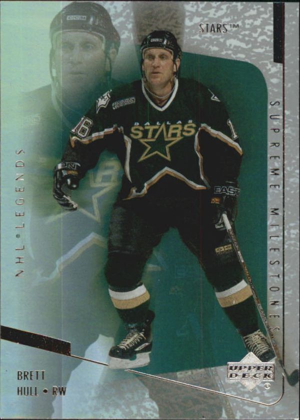 NHL 2000-01 Upper Deck Legends Supreme Milestones - No SM6 - Brett Hull