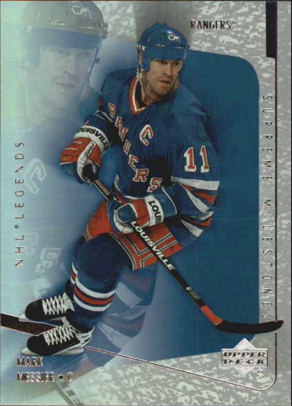 NHL 2000-01 Upper Deck Legends Supreme Milestones - No SM8 - Mark Messier