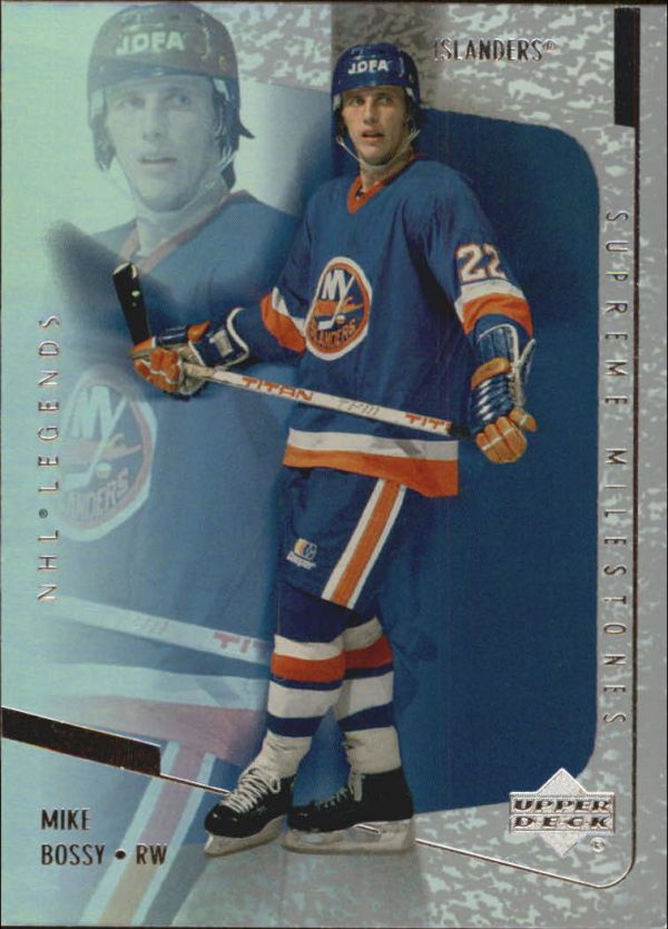 NHL 2000-01 Upper Deck Legends Supreme Milestones - No SM12 - Mike Bossy