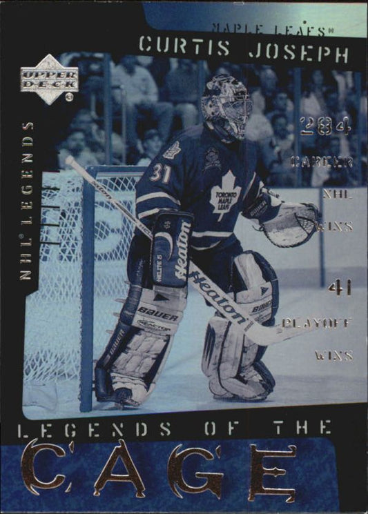 NHL 2000-01 Upper Deck Legends of the Cage - No LC 4 - Curtis Joseph