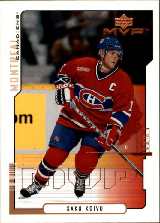 NHL 2000-01 Upper Deck MVP - No. 94 - Saku Koivu